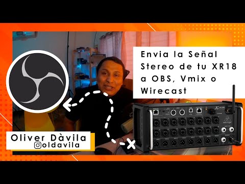 Envía tu mezcla Stereo a OBS con la Behringer XR18