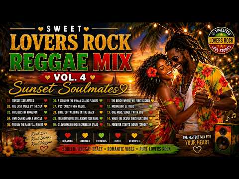 SWEET LOVERS ROCK REGGAE MIX VOL.4 ❤️ SUNSET SOULMATES |Romantic Island Love Songs & Tropical Love.