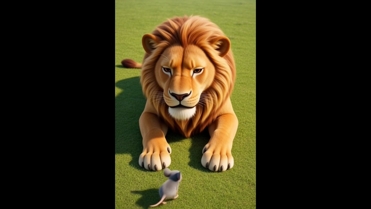 Mouse and lion story video शेर शेर और चूहा की कहानियाँ? (🐁)