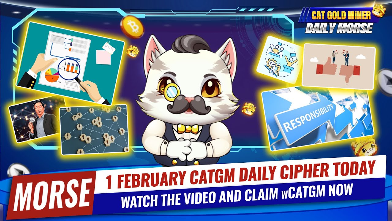 01 February CATGM Daily Cipher Today⚡️CAT GOLD MINER OFFICIAL