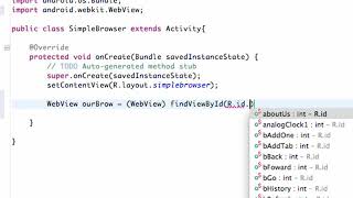 Android Application Development Tutorial   89   Create a Browser with WebView   YouTube