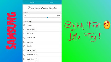 How To Change Font/Front Style/Display In Your Android ?| No Root | Samsung 《New Update 2020》