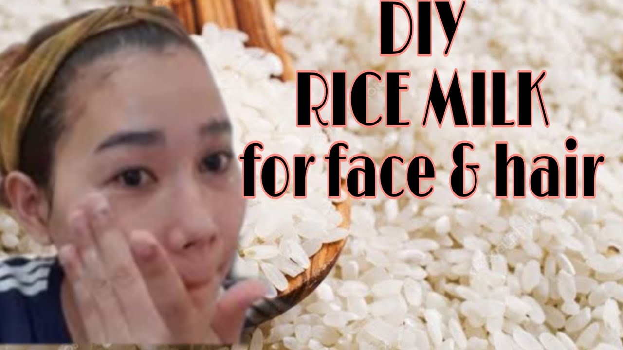 Korean Inspired Rice milk for hair and face YouTube