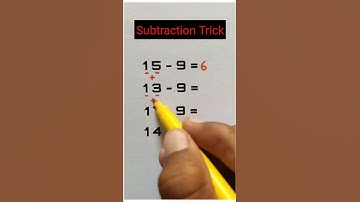 Subtraction trick #easy can you solve this question #tricks s times classes