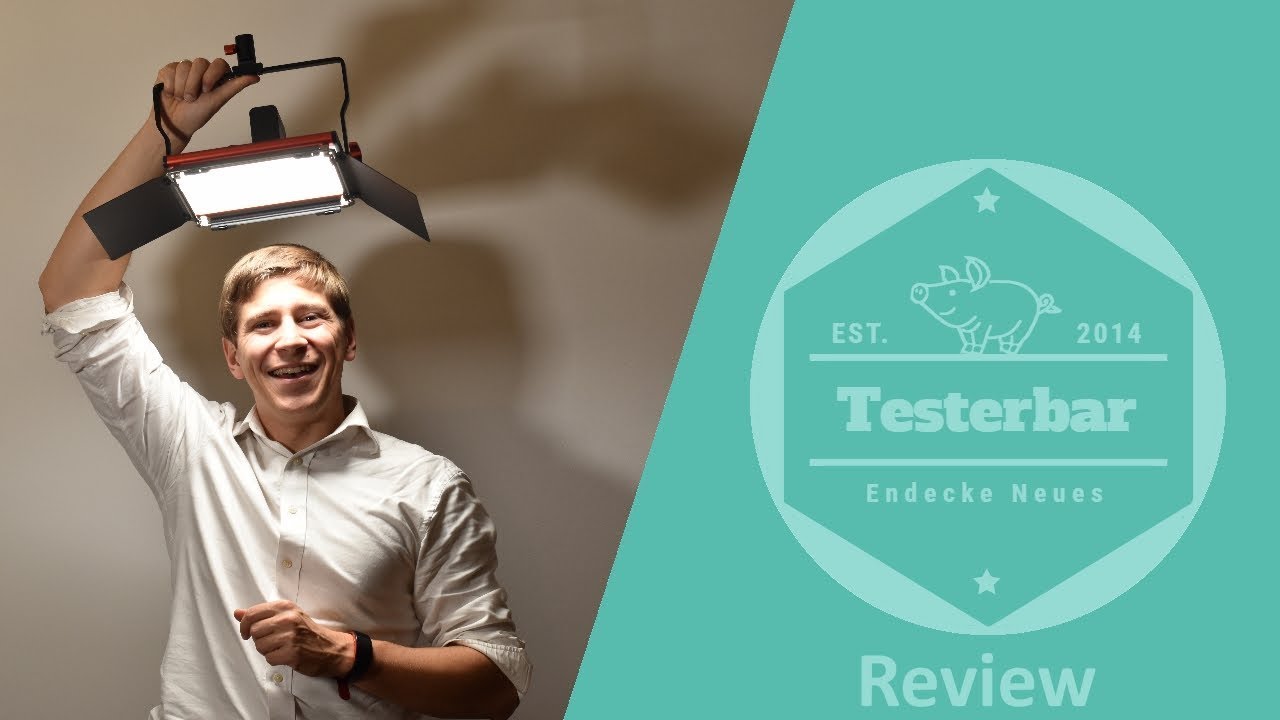 Preiswerte Videoleuchte im Test - Videolicht von Neewer