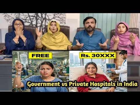 Government vs Private Hospitals in India for same treatment || Pakistani Reaction #nishutiwarivlogs 