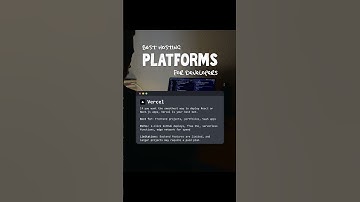 Best HOSTING platforms for developers