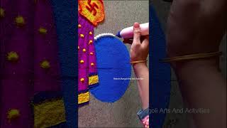 Gudi Padwa Special Rangoli | Ugadi Rangoli design by Ratna