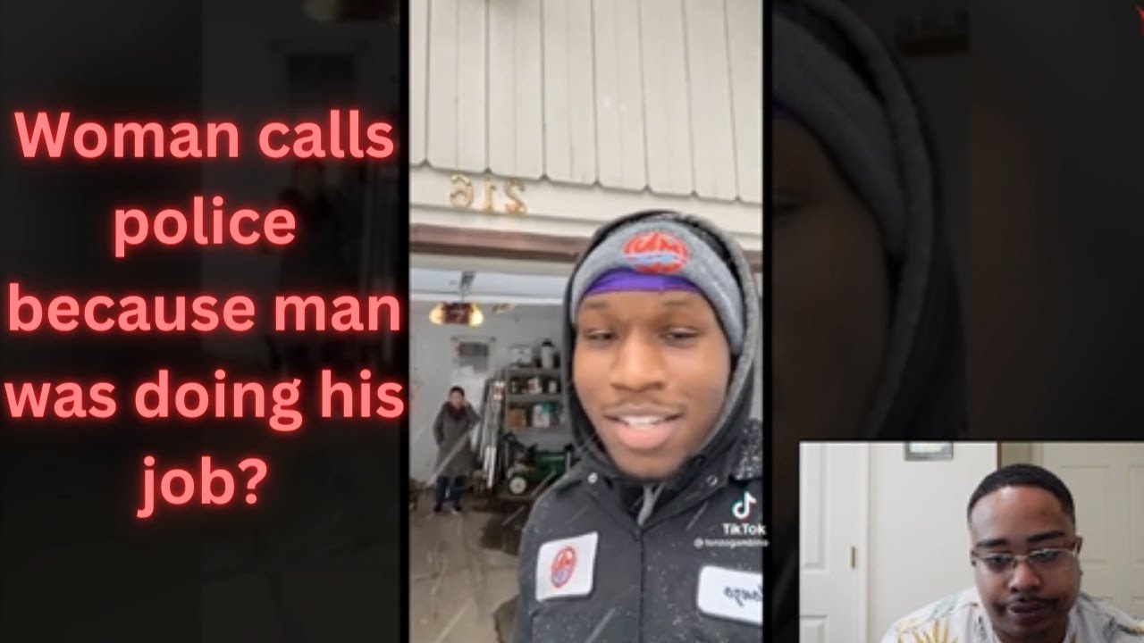 Woman calls police on man for doing his job? - YouTube