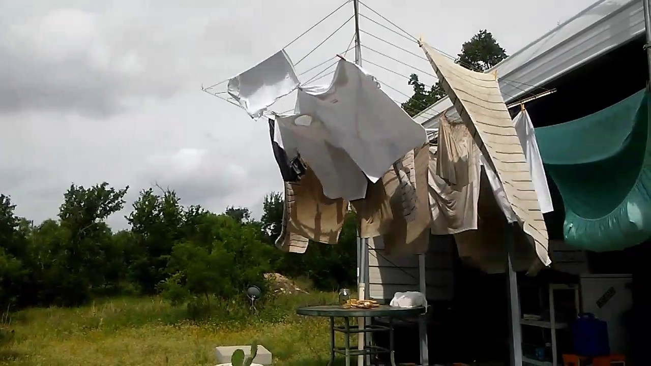 Dry your clothes in Sunlight using "Umbrella Drier" YouTube