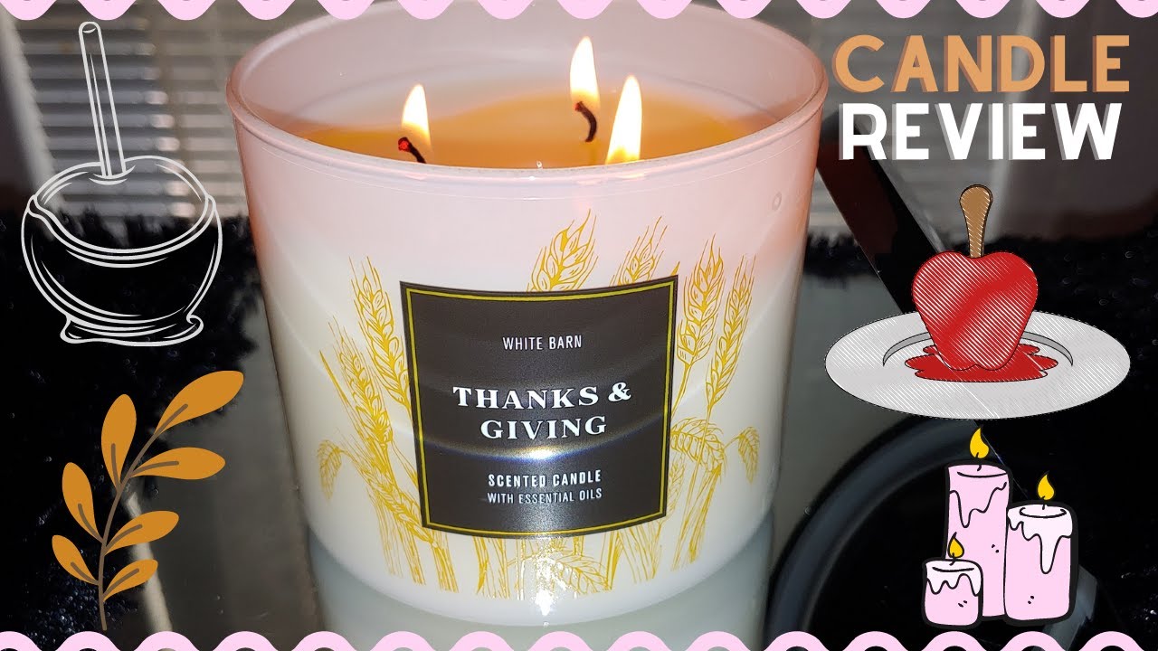 Candle Review) 1St Impression Thanks & Giving ·Bath & Body Works  #Bathandbodyworks #Candlereview - Youtube