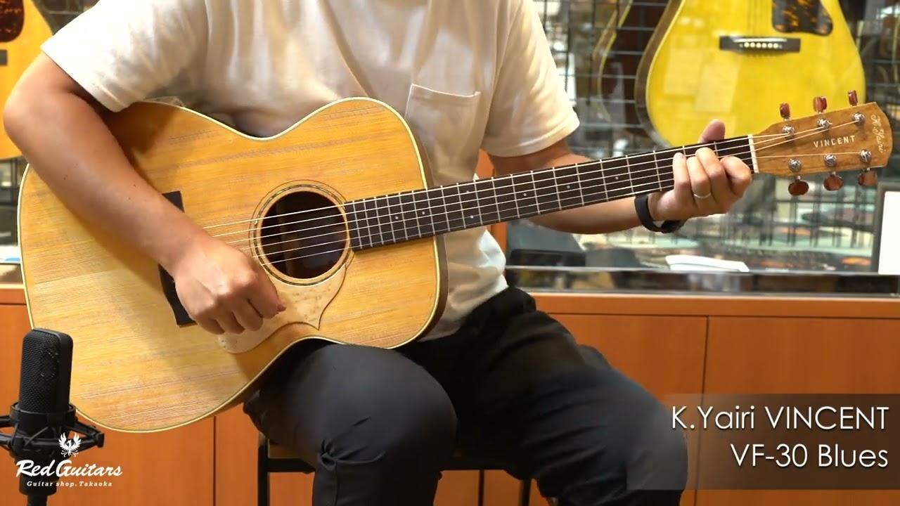 Red Guitars - K.Yairi VINCENT / VN-3 Standard - LB - YouTube