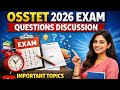 OSSTET EXAM Question Elaborate 21.01.2026 | #osstet #juniorteacher#otet