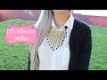 DIY collar con pitillos