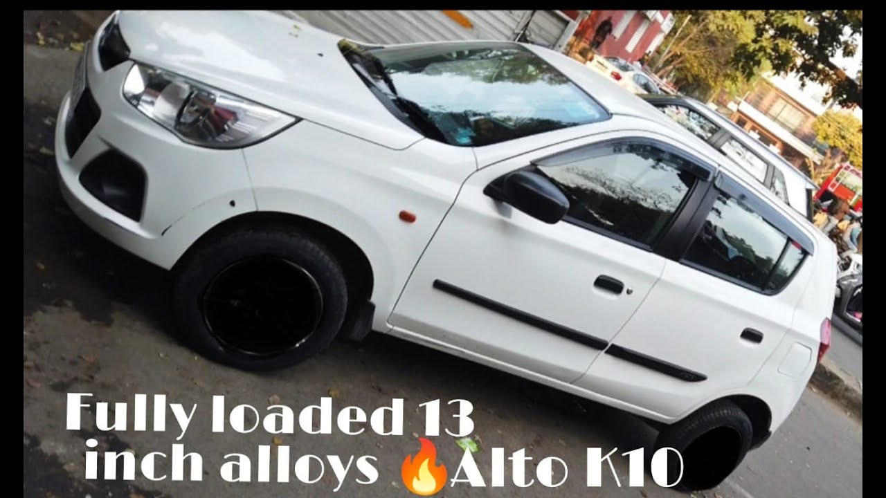 Installed New Alloys Wheel in My Alto K10Cheapest Alloys WheelMr