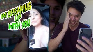 BREAK UP PRANK TEXT ON GIRLFRIEND! (I made her cry) BREAK UP PRANK TEXT ON GIRLFRIEND! (I made her cry)