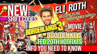 New Borderlands 3 Shift Codes 8 Golden Keys Gaming News 2020