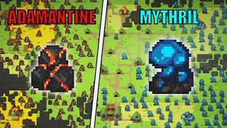 A Kingdom With Unlimited Adamantite Goes On War With A Mithril Army - WorldBox