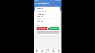 Cara Menggunakan Fitur Izin Kerja Pada Aplikasi eGov Labura screenshot 1