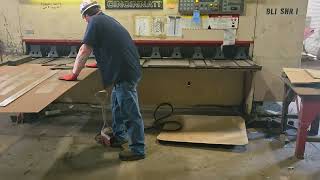 10’ x 1/4” Cincinnati Hydraulic Power Squaring Shear For Sale