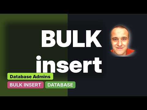 Databases: Using sp_executesql to run bulk insert