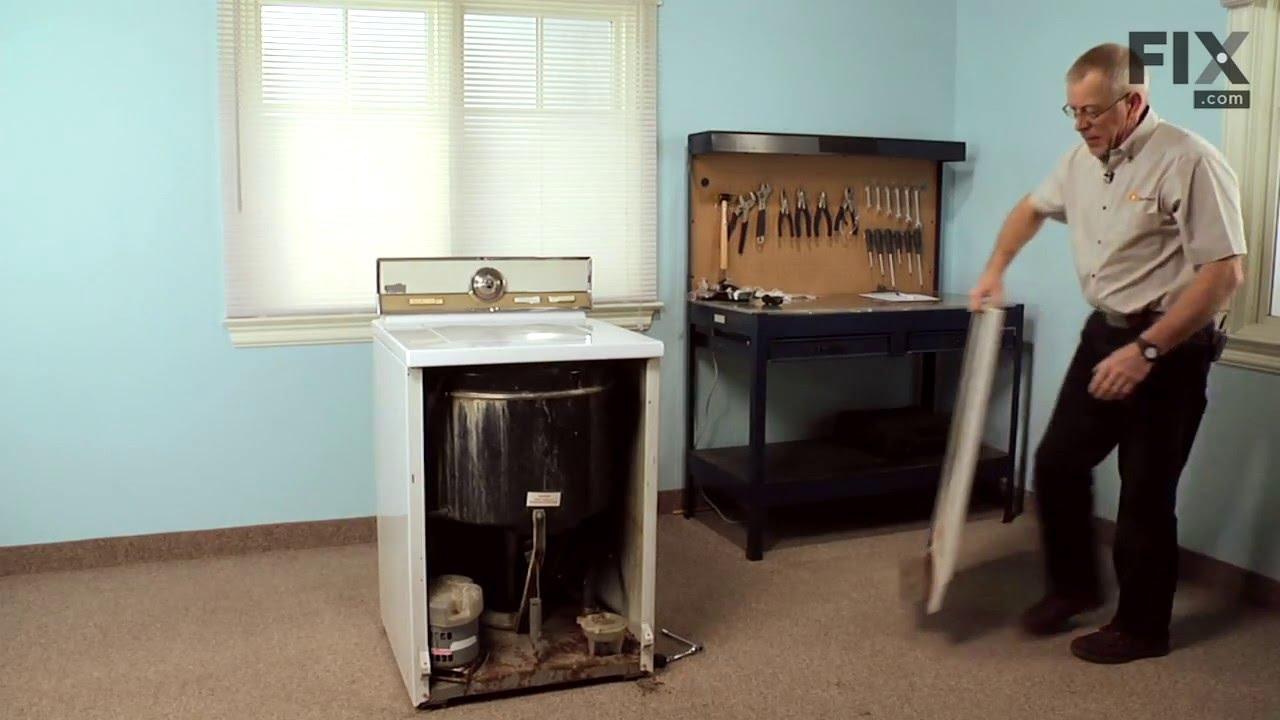 Maytag Washer Repair – How to replace the Rubber Injector Valve - YouTube