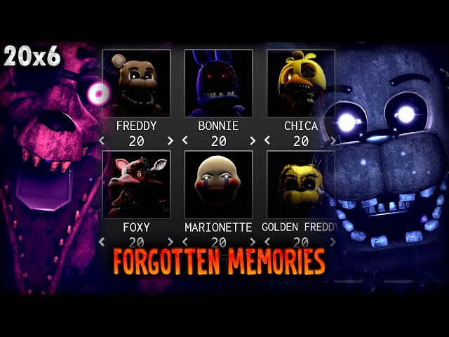 ROBLOX - Forgotten Memories [Custom Night 20x6] - [Full