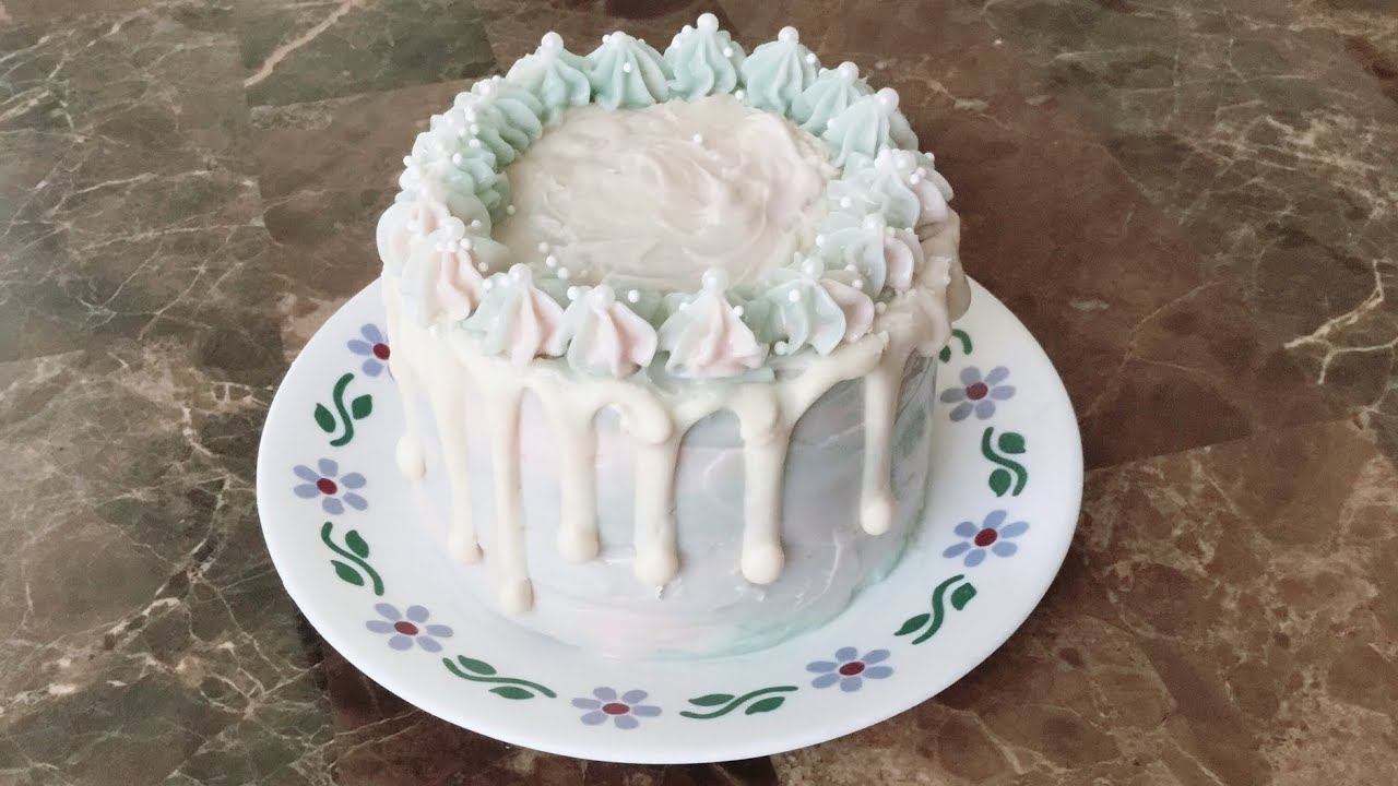 Cotton candy cake recipe YouTube