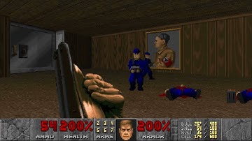 Level 31 (Wolfenstein) 100% Clear HD 1080P - Doom II (1994) - PC