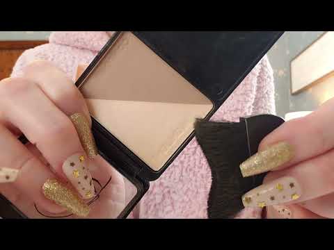 asmr doing your makeup in 1 minute