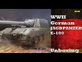 1/72 WWII German Jagdpanzer E-100 Tank Destroyer - unboxing