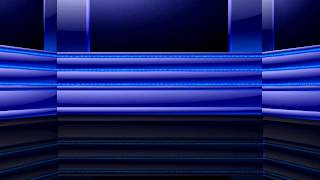 Free Virtual Studio / Blue Chase Lights - 2 HD Video Backgrounds