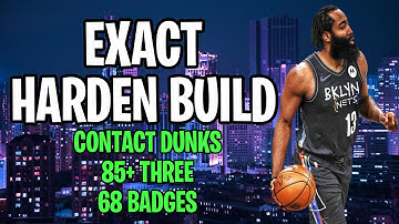 ABSOLUTE BEST BUILD NBA 2K21 NEXT GEN (BEST SHOOTING GUARD BUILD NBA 2K21) EXACT JAMES HARDEN BUILD