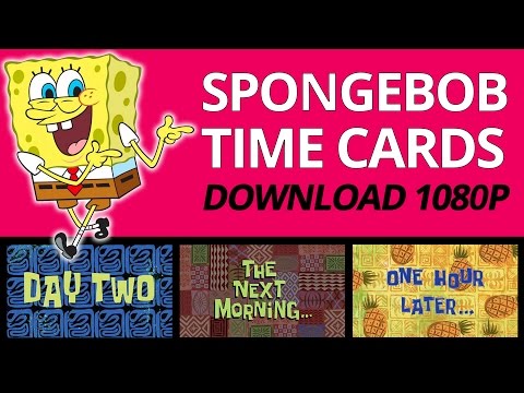 Spongebob Time Cards In Order | Free Download 1080P