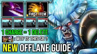 NEW OFFLANE GUIDE First Item Midas 1 Charge = 1 Delete 100% Perma Bash Spirit Breaker Dota 2