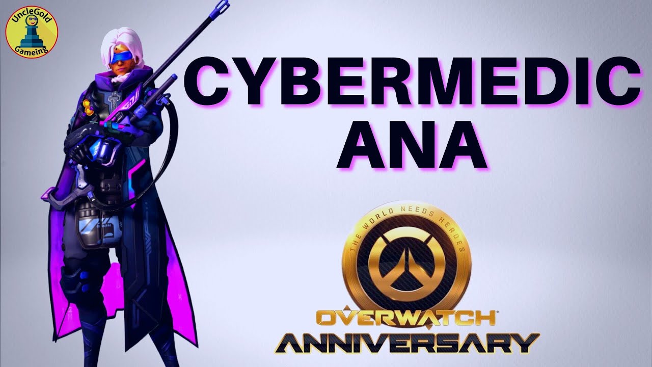 Overwatch Anniversary 21 Cybermedic Ana Skin Youtube