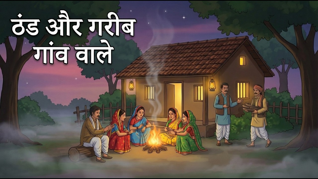ठंड और गरीब गांव वाले | Cartoon Moral Story | Hindi Cartoon Kahaniya | Animation TV