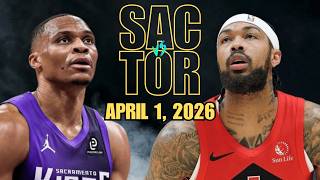 Sacramento Kings vs Toronto Raptors Full Game Highlights – April 1, 2026 | NBA Season