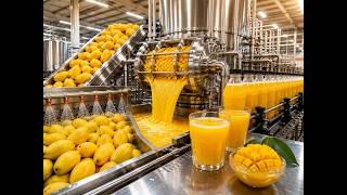 How Millions Of Mangoes Become Fresh Juice Inside Americas Massive Mango Juice Factory