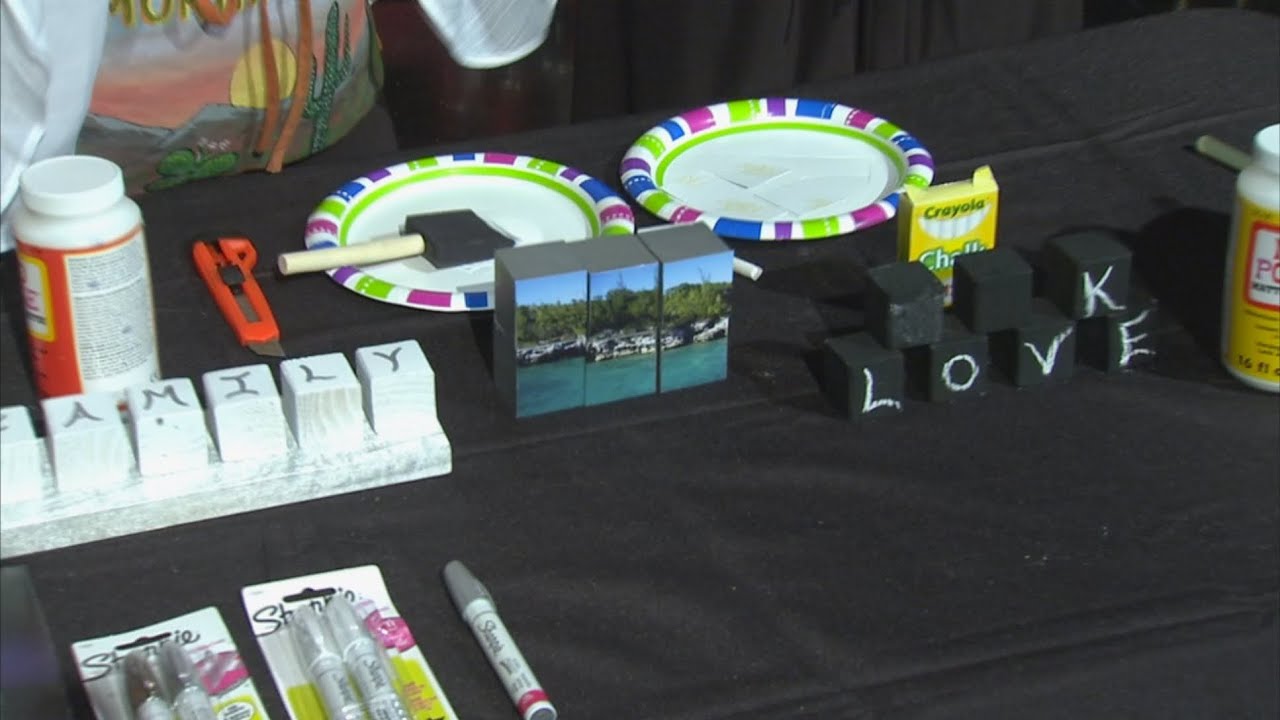 Home Depot's Debbie Hernandez shows us wood craft ideas YouTube