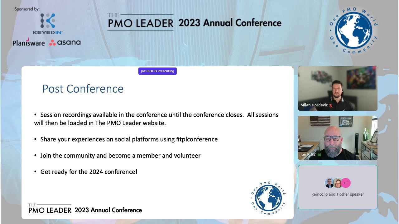 The PMO Leader 3rd Annual Conference: Empowering Project Management Excellence-Conference Cl-33