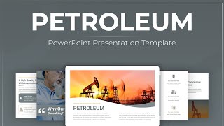 Petroleum PowerPoint Template For Presentation l Google Slides, Keynote