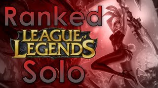 [LoL] League of Legends Ranked Solo Queue Riven Champion Gameplay - Season 3 with commentary