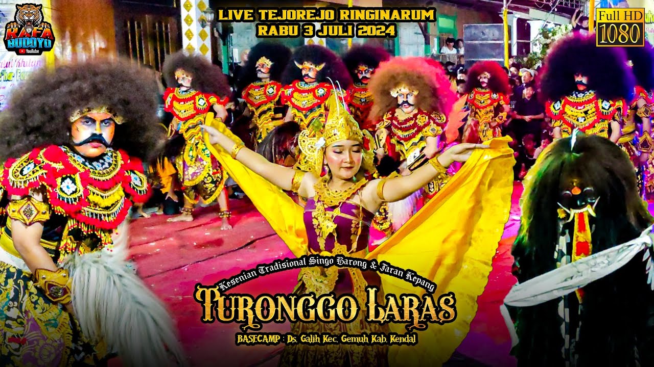 Jaran Masal Rewo Rewo, Rangda, Tari Cendrawasih Turonggo Laras Live Tejorejo Ringinarum 3/7/2024