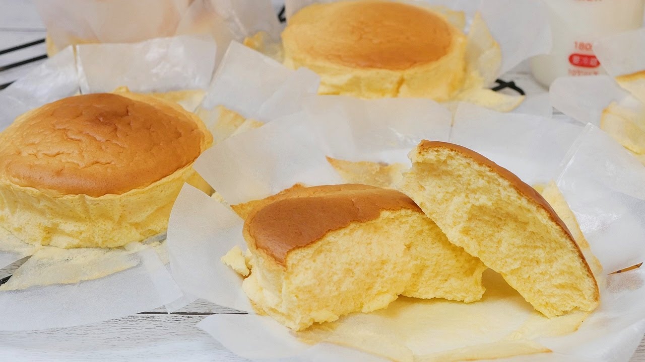 ふわしゅわはちみつスフレチーズケーキ Fluffy honey souffle cheesecake