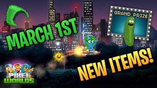 MARCH 1ST NEW ITEMS! | Pixel Worlds