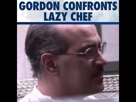 Gordon Confronts Lazy Chef -  Kitchen Nightmares
