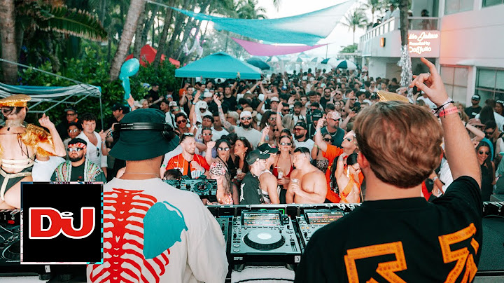 Max Dean B2B SOSA Tech-House Set In South Beach Miami