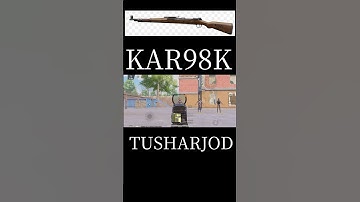 Gun Damage Test DSR VS KAR98K #vector #pubg #bgmi #1v4 #tusharjod #funny