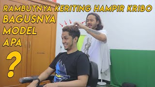 Model Rambut Untuk Rambut Keriting dan Kribo